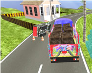 Indian truck driver cargo duty delivery kocsis HTML5 jtk
