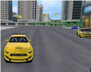 Mega city stunts kocsis HTML5 játék