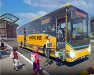 School bus game driving sim kocsis ingyen jtk