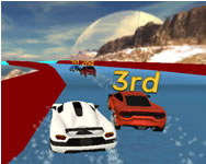 Water slide car stunt racing game 3d kocsis ingyen játék